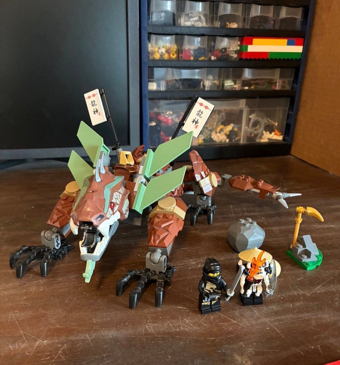 LEGO Ninjago 2509 - Aardedraak Duel / Earth Dragon Defense, Kinderen en Baby's, Speelgoed | Duplo en Lego, Lego, Ophalen of Verzenden