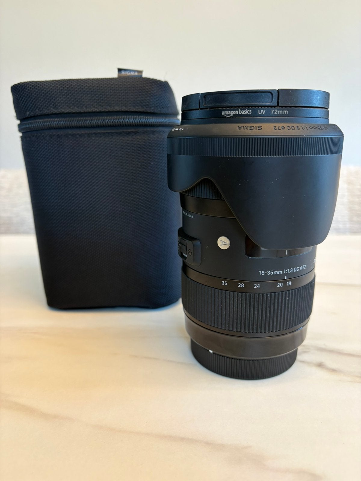 Sigma 18-35mm F/1.8 Canon mount, Audio, Tv en Foto, Fotografie | Lenzen en Objectieven, Ophalen of Verzenden, Zo goed als nieuw