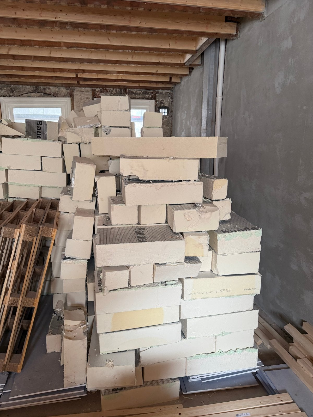 ECHT GRATIS - PIR 160mm isolatieplaten - 60M2, Doe-het-zelf en Verbouw, Ophalen, Gebruikt, Hardschuim (Pir), 15 m² of meer