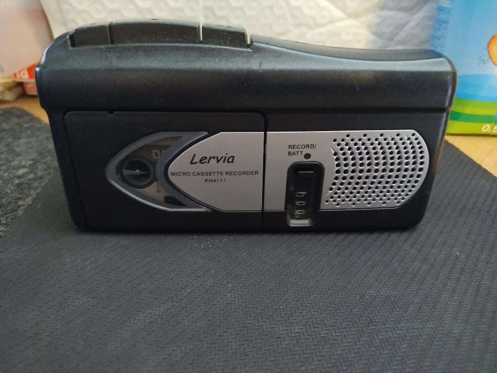 Lervia KH 4110 Voice Recorder Microcassette, Ophalen of Verzenden, Walkman