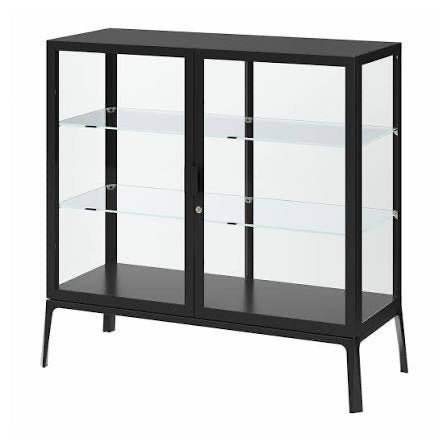 Ikea vitrinekast Milsbo Nieuw, Nieuw, 150 tot 200 cm, 25 tot 50 cm, 50 tot 100 cm