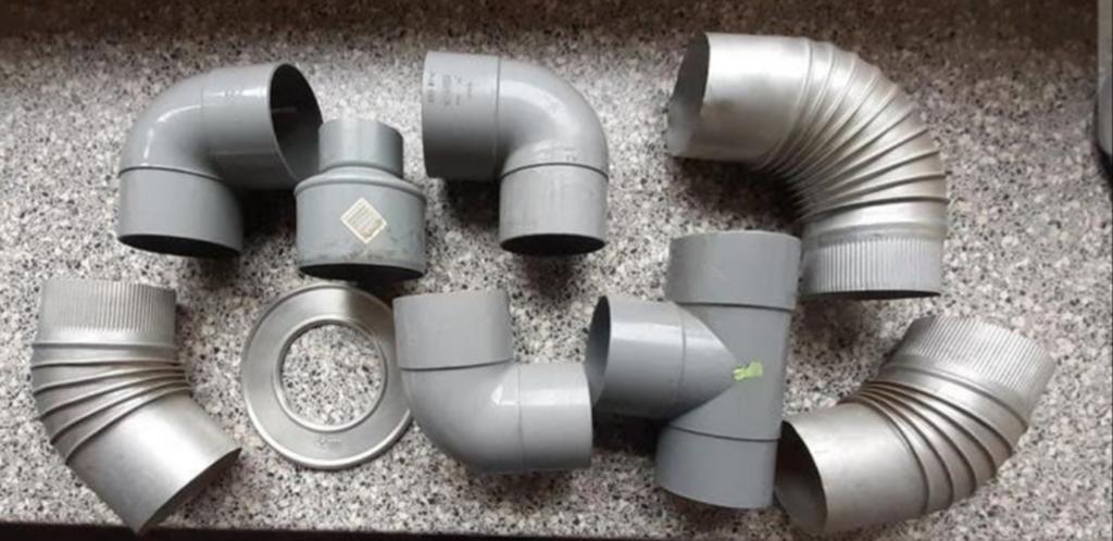 PVC en RVS bochten
Diameter 100, Ophalen