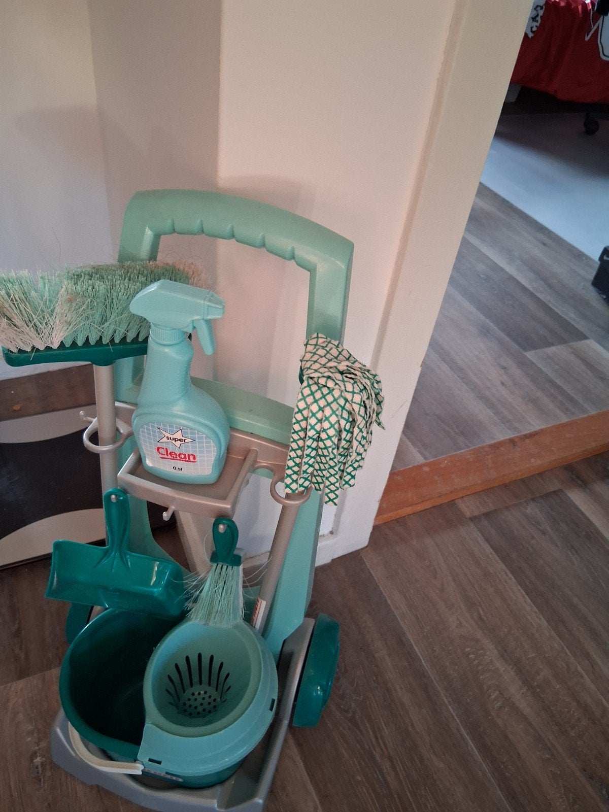 kinder schoonmaak karretje, Ophalen, Gebruikt, Jongen of Meisje