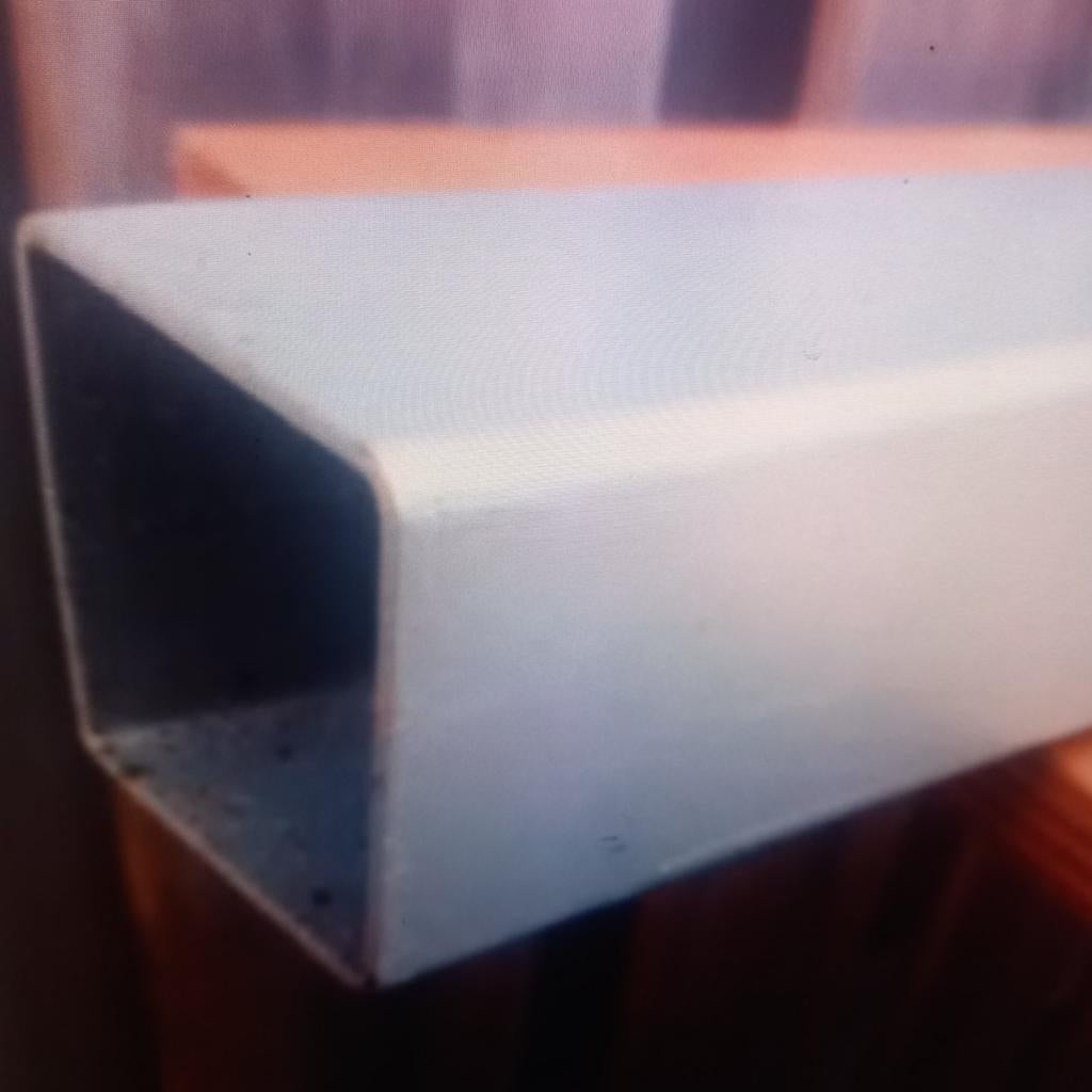 Partij Stalen gelakte koker 50 mm x 50 mm Lengte 210 cm 40st, Ophalen, Gebruikt, IJzer