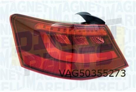 Audi A3 (-6/16) (3-drs.) achterlicht Links buiten (LED) OES!