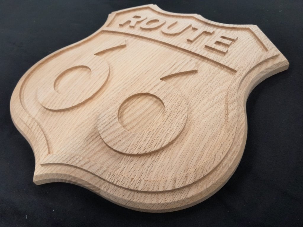 ROUTE 66 wandbord, Ophalen of Verzenden, Nieuw, Reclamebord