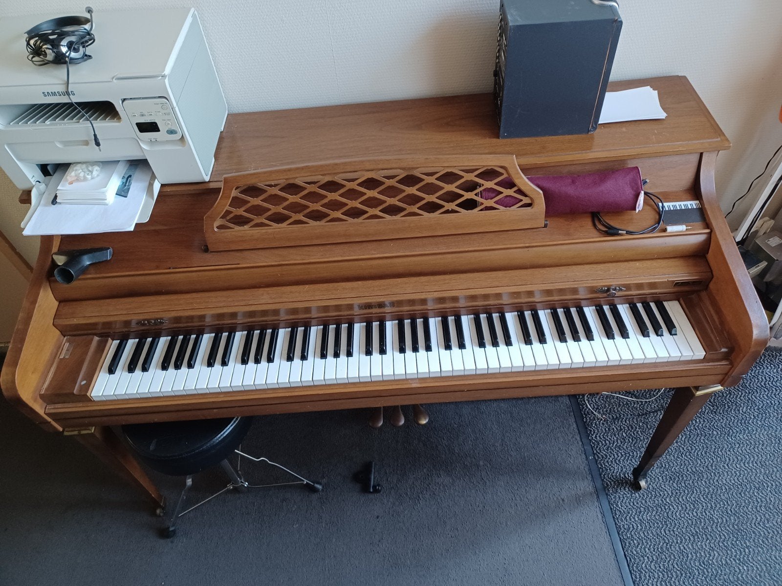 Kimball Artist Spinet piano, Ophalen, Gebruikt, Piano