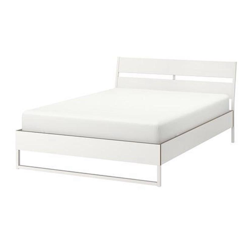 Tweepersoons bed - Ikea Trysil, Huis en Inrichting, Slaapkamer | Bedden, Zo goed als nieuw, Tweepersoons, 160 cm, 200 cm, Metaal