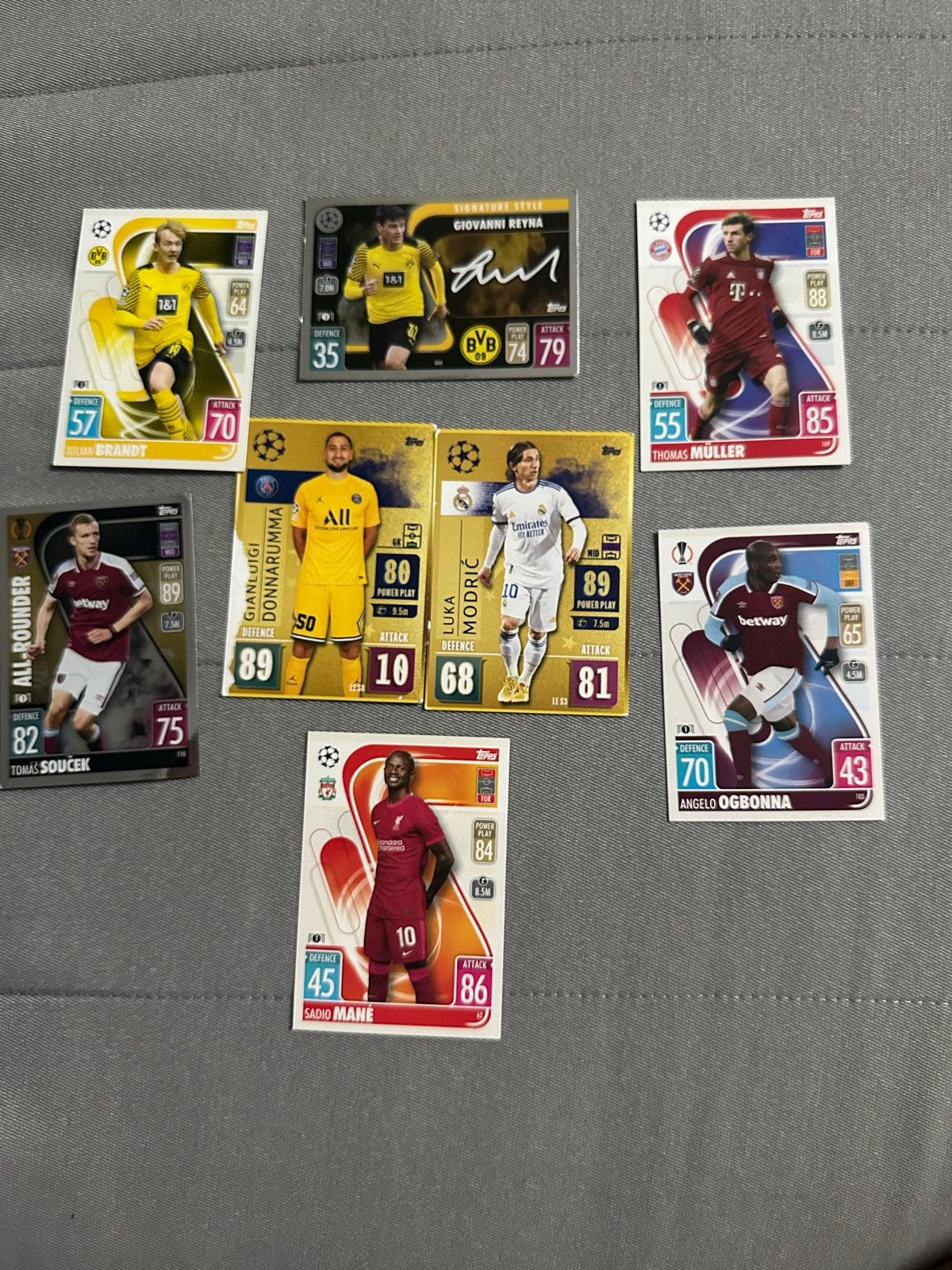 Topps Match Attax Champions League Voetbal Kaarten Collectie, Verzamelen, Ophalen, Gebruikt, Buitenlandse clubs, Spelerskaart