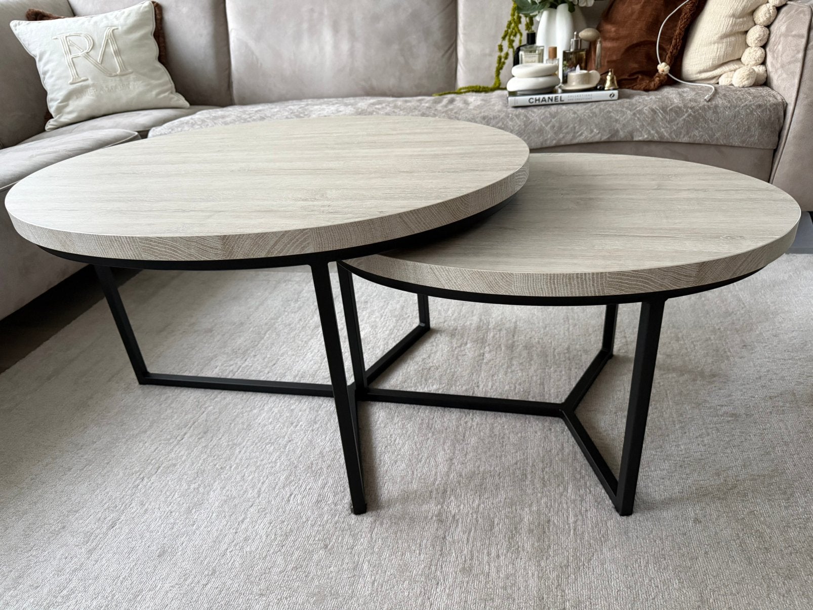 Salontafel, Huis en Inrichting, Tafels | Salontafels, Ophalen, 100 tot 150 cm, 50 tot 100 cm, Zo goed als nieuw