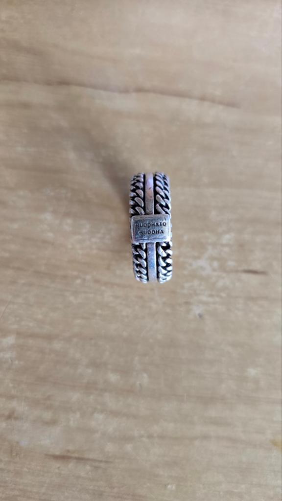 Buddha to Buddha Ring, Ophalen of Verzenden, Gebruikt, Zilver, Overige merken
