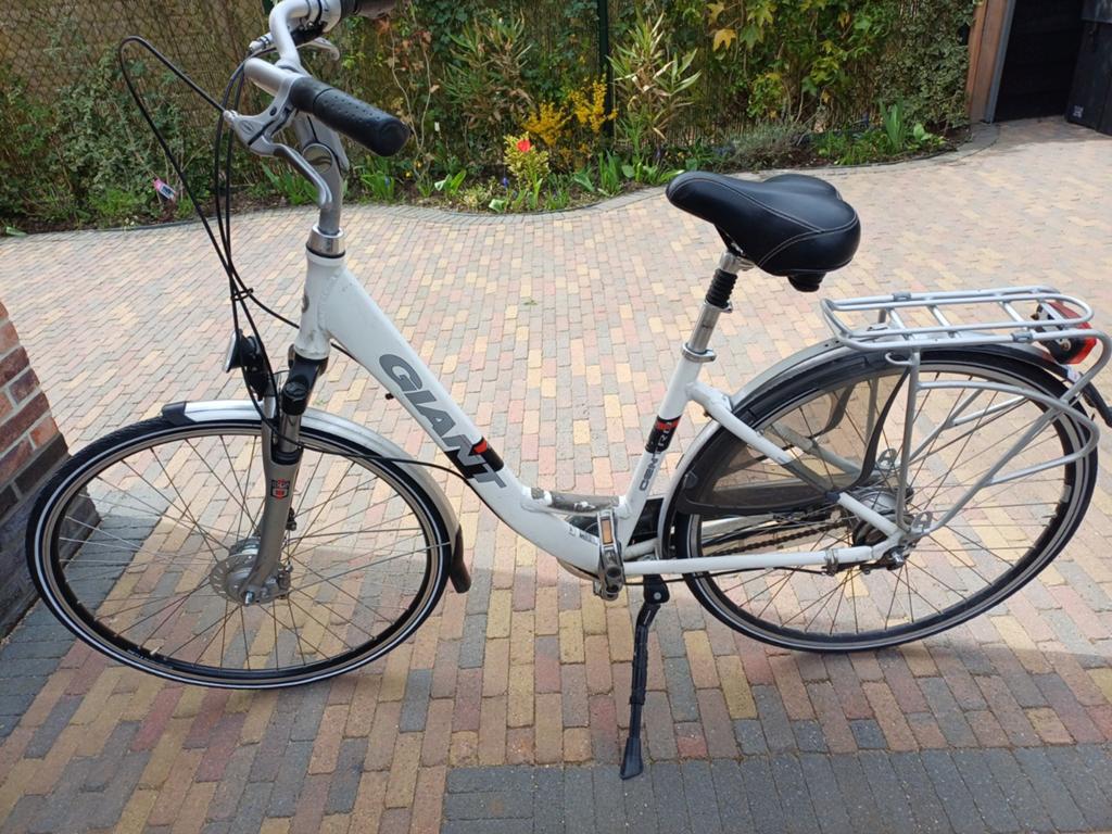 Giant City Sport Series damesfiets met nieuwe banden, Gebruikt, Velgrem, 47 tot 50 cm, Versnellingen