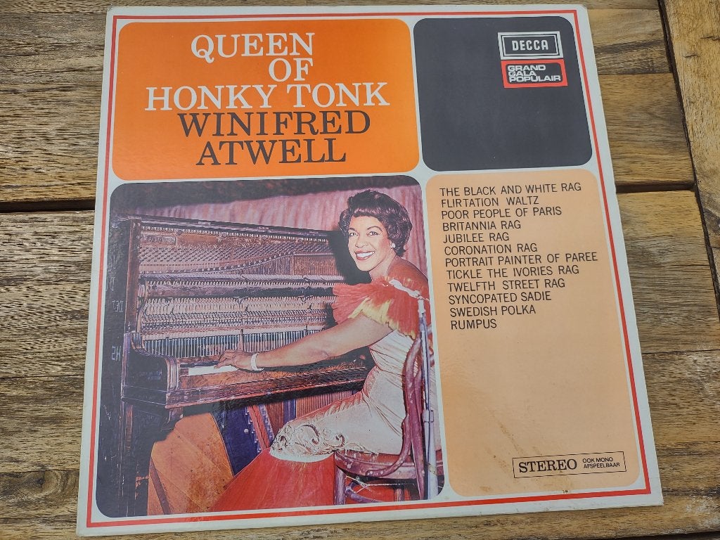 LP - Winifred Atwell - Queen of Honky Tonk, Ophalen of Verzenden, Zo goed als nieuw, Jazz, LP