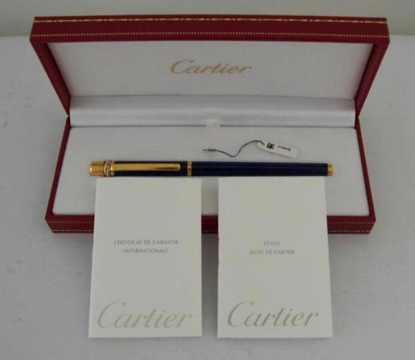 Cartier pen: fijnschrijver (rollerball), Ophalen of Verzenden, Zo goed als nieuw