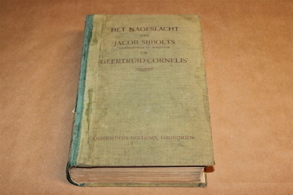 Het nageslacht Jacob Sijbolts & Geertruid Cornelis 1925, Ophalen of Verzenden, Gelezen