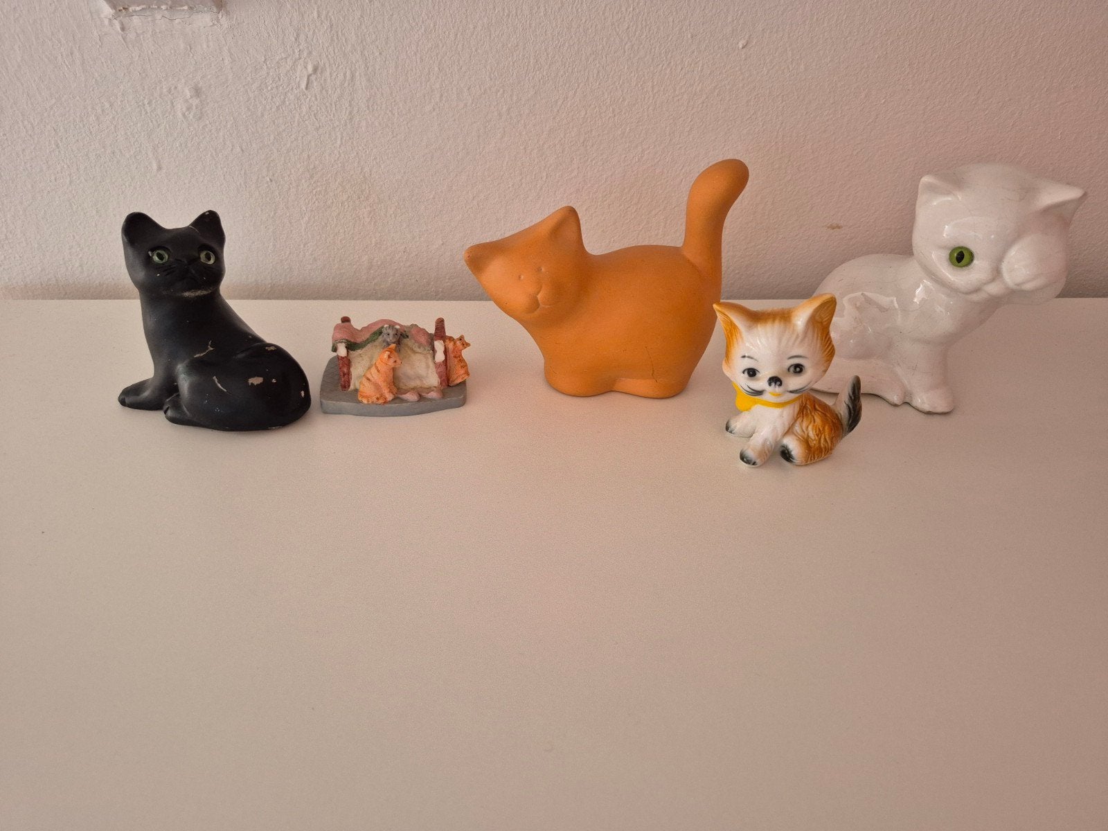 partij kattenbeeldjes, Ophalen of Verzenden, Gebruikt, Dier