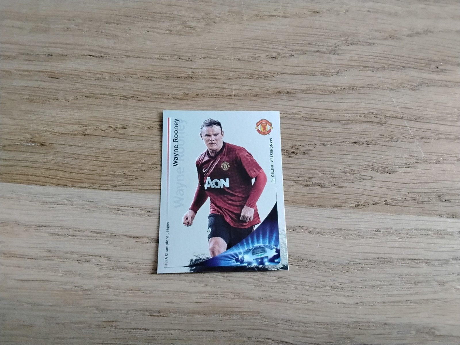 Wayne Rooney panini sticker Champions League 2013/2014, Ophalen of Verzenden, Zo goed als nieuw, Buitenlandse clubs, Poster, Plaatje of Sticker