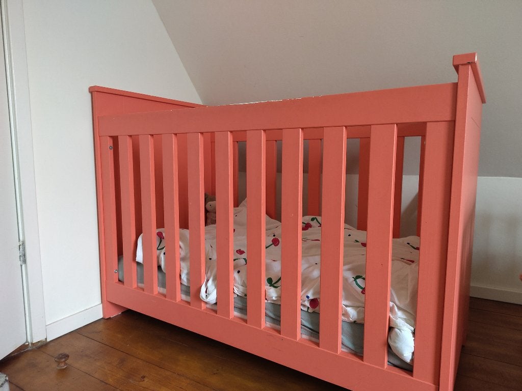 Ledikantje incl. Aerosleep matras, Ophalen, Gebruikt, Ledikant