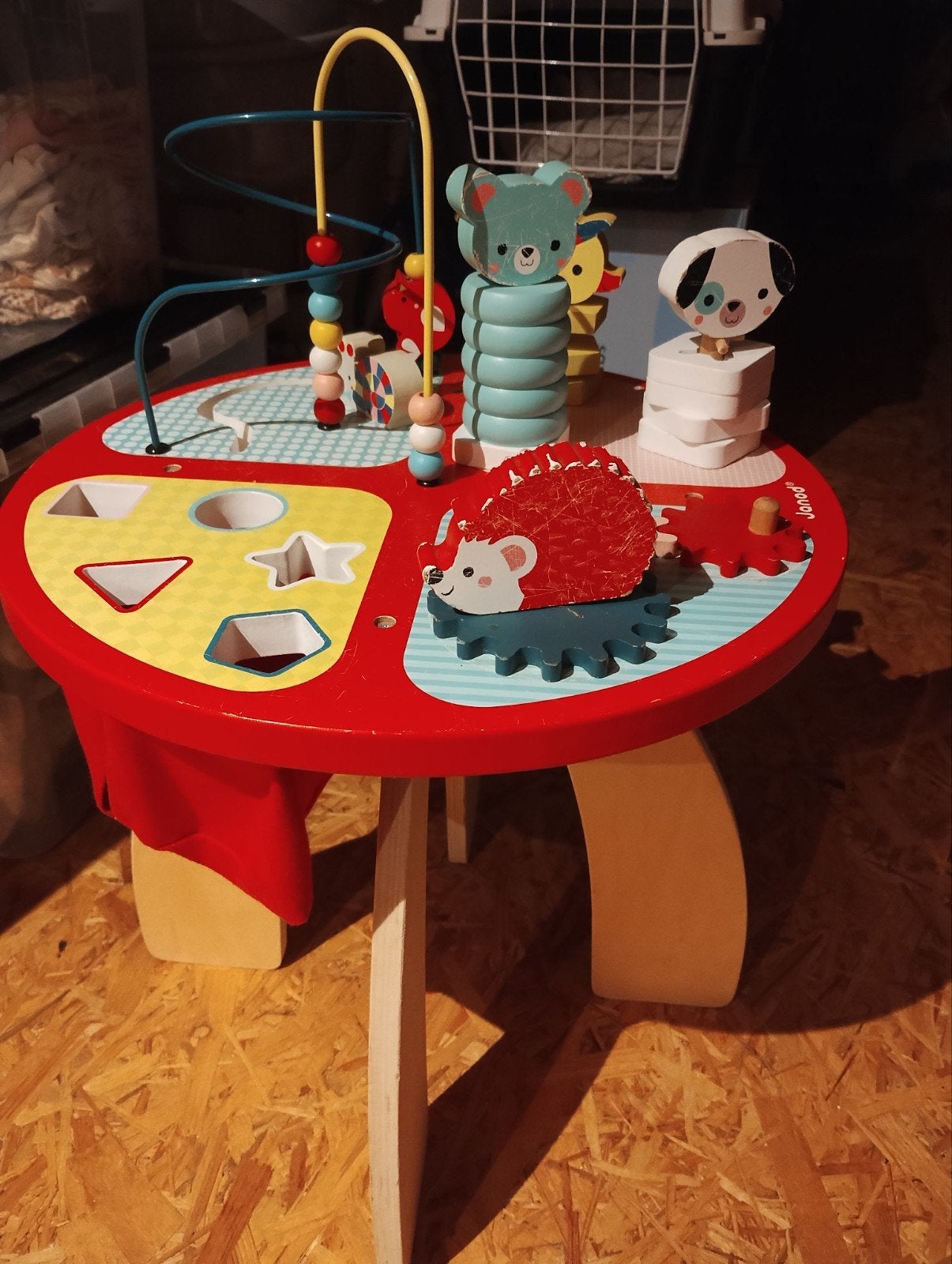 Janod Houten Activiteitentafel voor Baby's en Peuters, Ophalen, Gebruikt, Overige typen