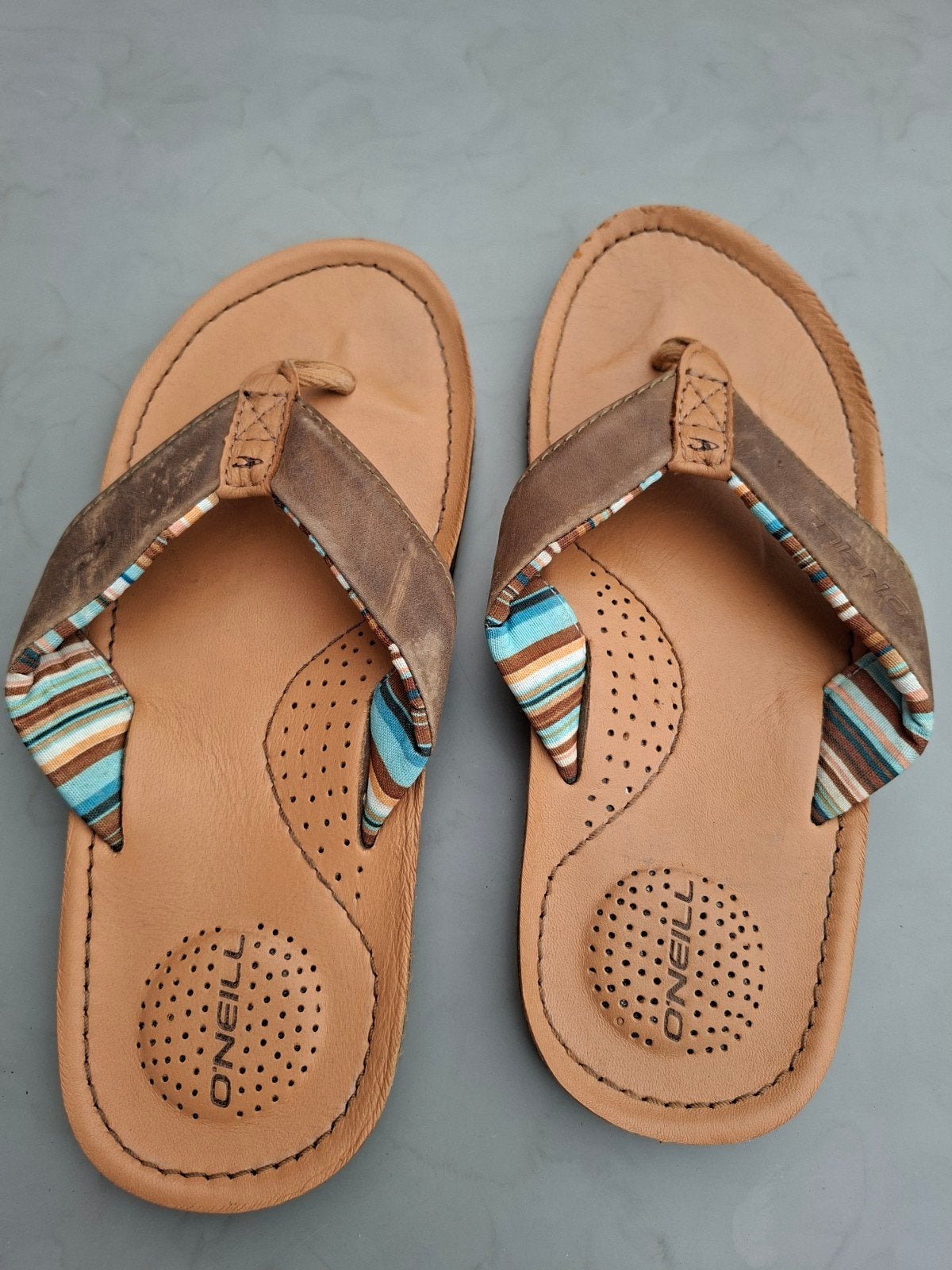 O'Neill Heren Slippers - maat 43, Kleding | Heren, Schoenen, Ophalen of Verzenden, Gedragen, Bruin, Slippers