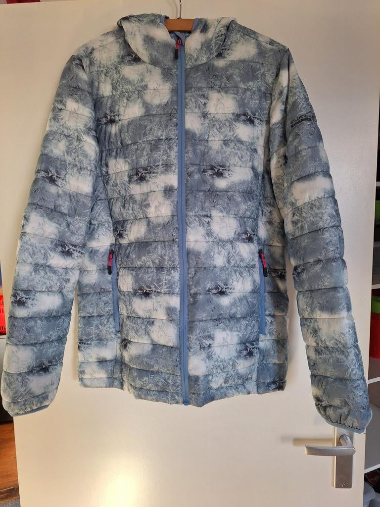 Wildebeast Tech Trek gewatteerde jas met capuchon, Kleding | Dames, Blauw, Maat 46/48 (XL) of groter, Ophalen of Verzenden, Zo goed als nieuw