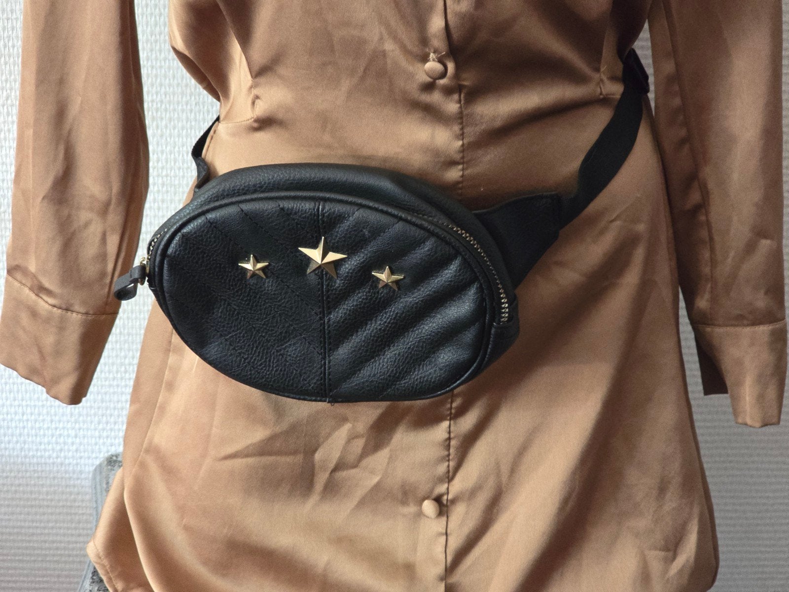 Primark heuptasje met sterren - Zwart, Sieraden, Tassen en Uiterlijk, Ophalen of Verzenden, Zo goed als nieuw, Zwart, Overige typen
