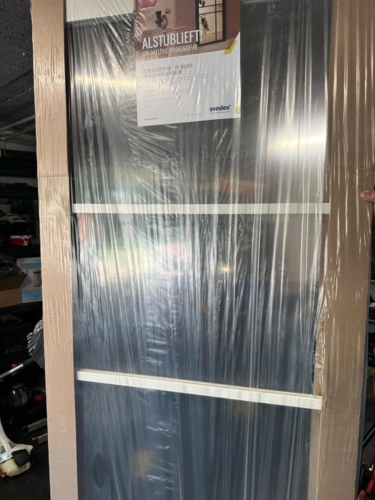 Nieuwe Svedex Nova Design NDB900 Wit Binnendeur, Doe-het-zelf en Verbouw, Deuren en Horren, Nieuw, Binnendeur, 215 cm of meer