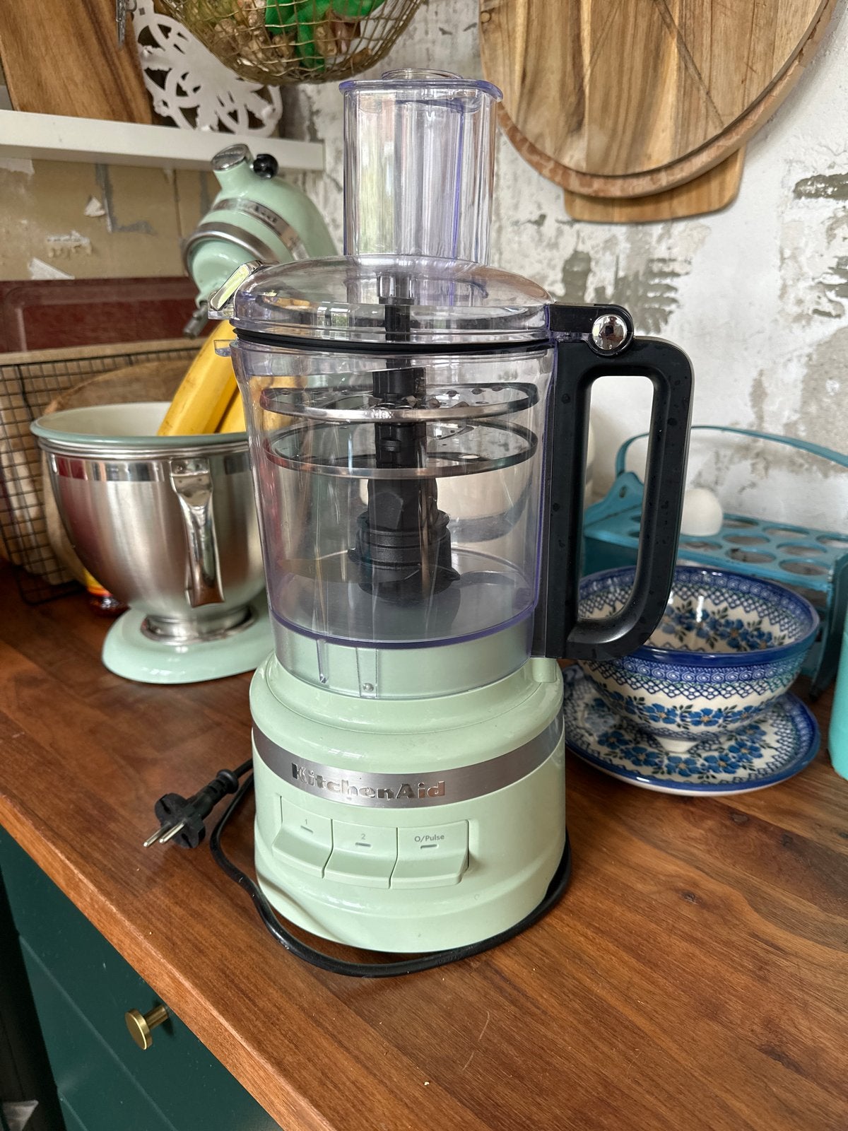KitchenAid Foodprocessor, 3 snelheden of meer, Ophalen of Verzenden, Zo goed als nieuw, 2 tot 3 liter