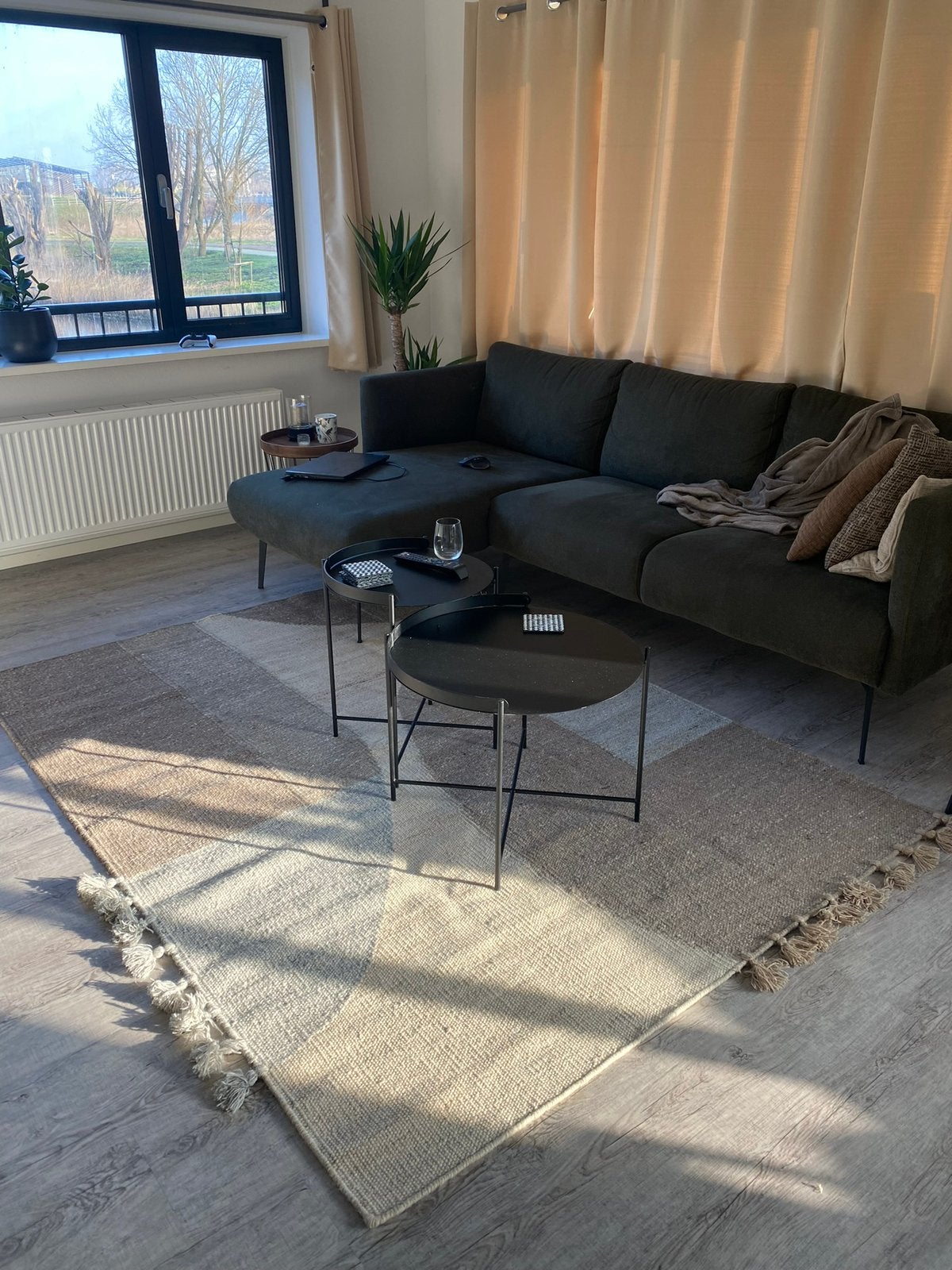 Woonexpress Bankstel 3zits met chaises longues, Ophalen, Gebruikt, Hoekbank, Driepersoons