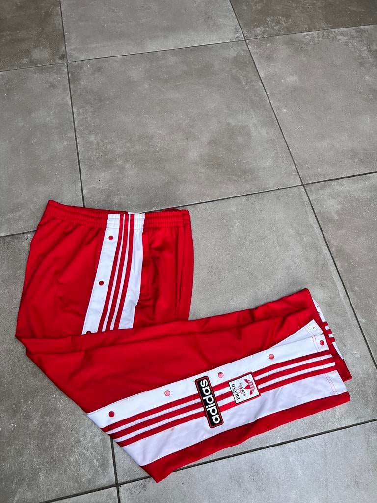 ADIDAS ADIBREAK ROOD TRAININGSBROEK TRAINING BROEK MAAT XL, Maat 46/48 (XL) of groter, Ophalen of Verzenden, Zo goed als nieuw