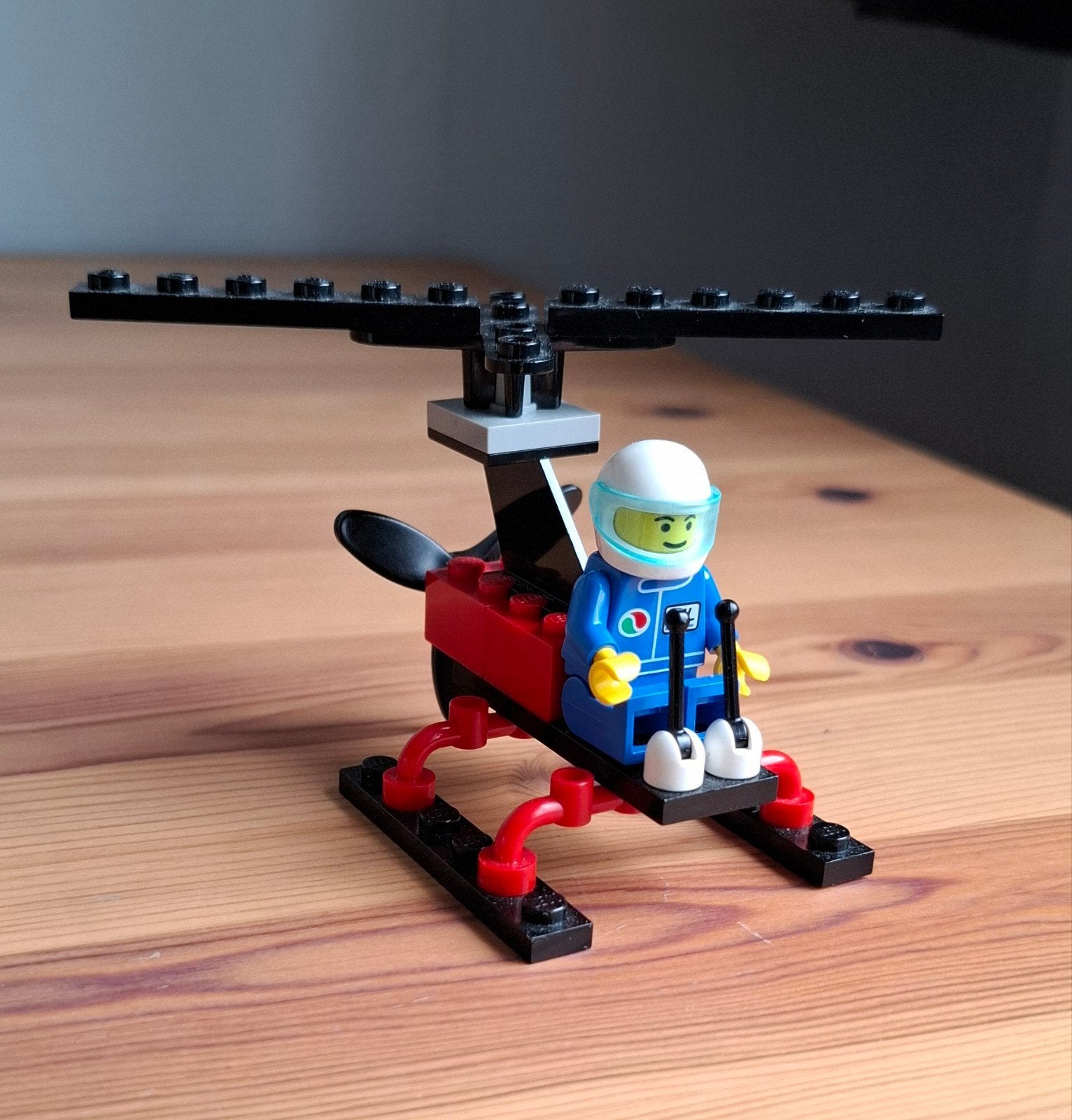 Vintage LEGO City Helikopter uit de jaren '80 - Compleet, Ophalen, Zo goed als nieuw