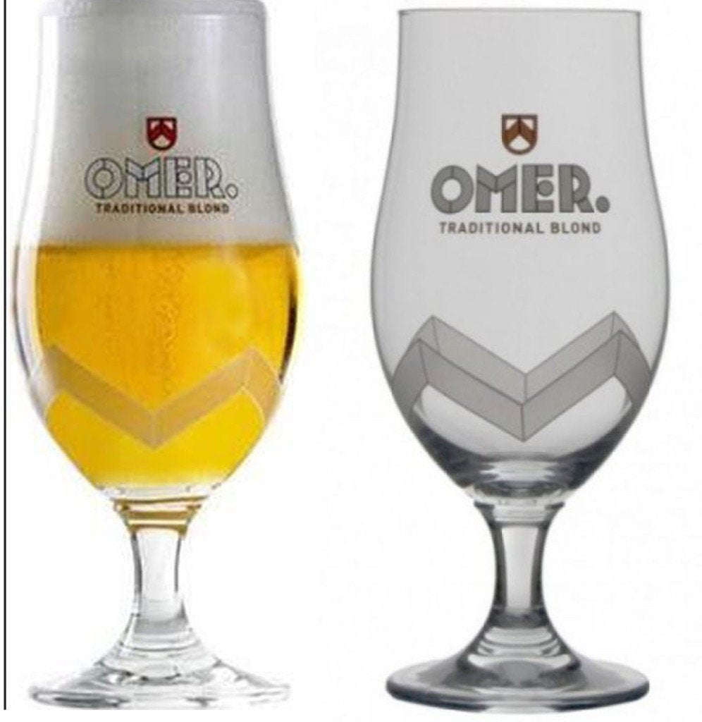 Nieuw OMER BIERGLAS 33 cl, Verzamelen, Biermerken, Ophalen of Verzenden, Nieuw, Glas of Glazen, Overige merken