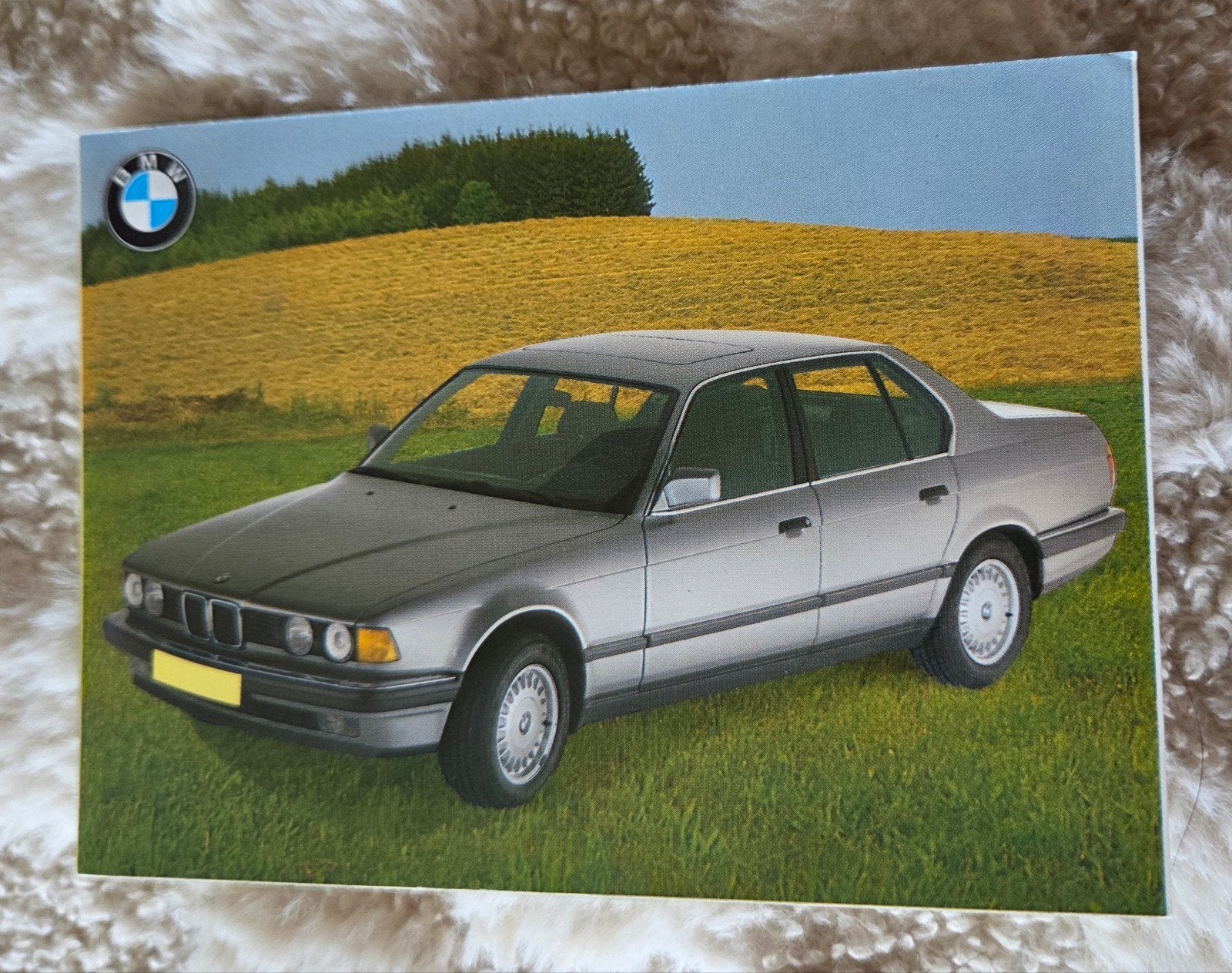 BMW 730i Ansichtkaart, Verzenden, 1980 tot heden, Gelopen, Voertuig
