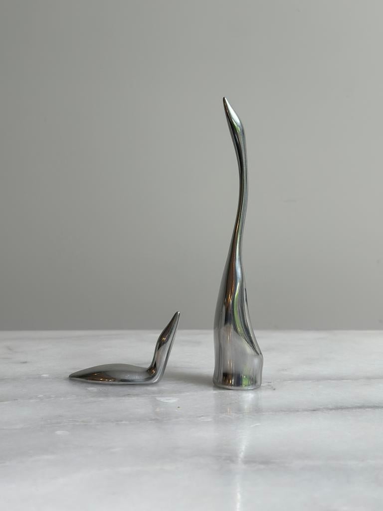 Set Hoselton Canada sculpturen van gepolijst aluminium, Ophalen of Verzenden