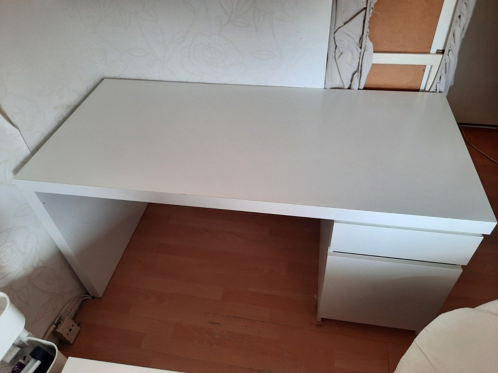 Malm Bureau Wit Ikea, Ophalen, Gebruikt, IKEA, Wit
