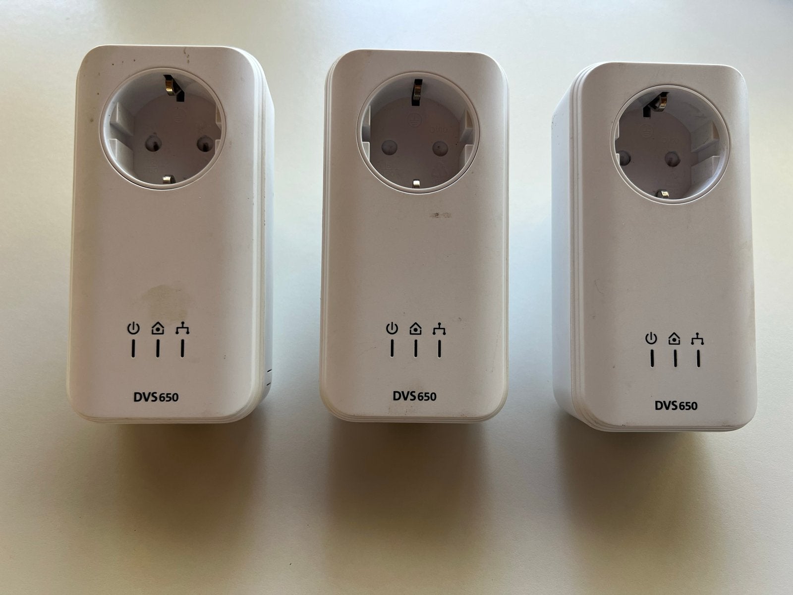 DVS 650 Internet Powerline Adapters (3 stuks), Computers en Software, Ophalen of Verzenden, Gebruikt