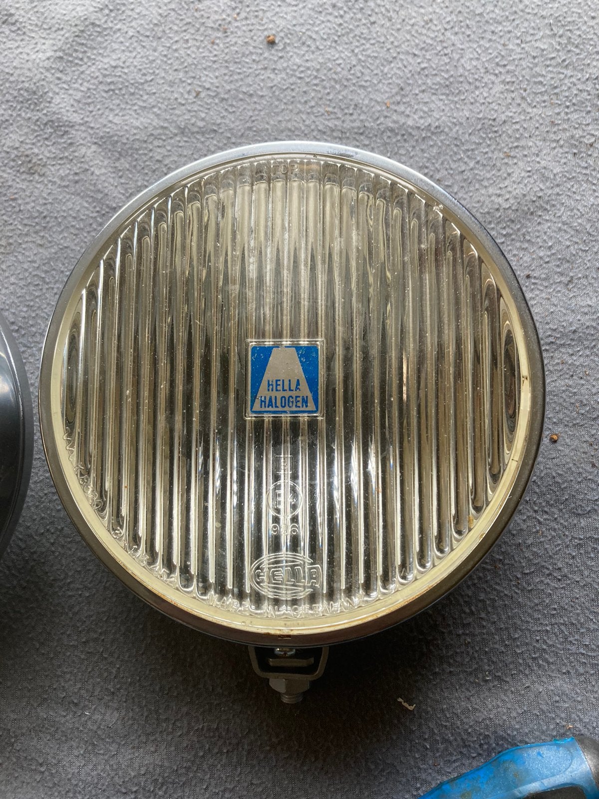 Oldtimer 2 Hella witte mistlampen type 170, Auto-onderdelen, Ophalen of Verzenden, Gebruikt
