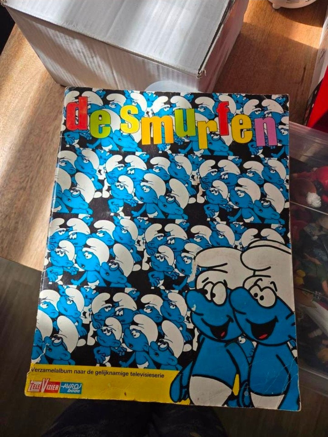 De Smurfen- krantenknipsels stripboek compleet, Verzamelen, Smurfen, Ophalen, Gebruikt, Overige Smurfen, Stripboek