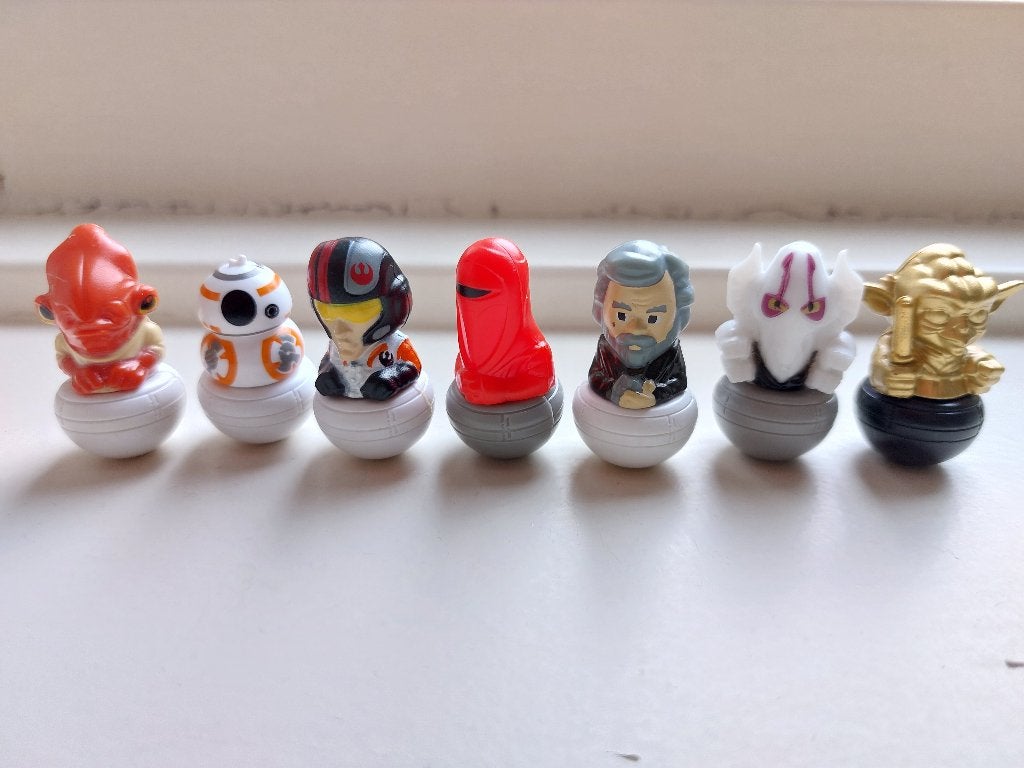 Rollinz Star Wars poppetjes 7 stuks, Verzamelen, Star Wars, Ophalen of Verzenden, Zo goed als nieuw, Actiefiguurtje