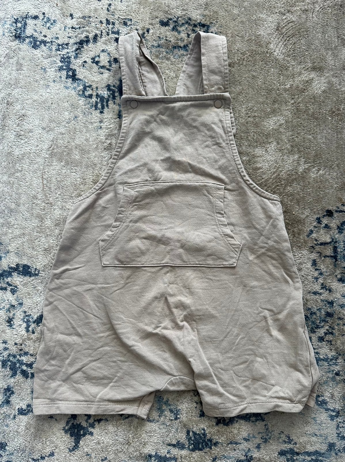 Beige salopette / tuinbroek H&M maat 98, Ophalen of Verzenden, Zo goed als nieuw, Jongen of Meisje, Broek