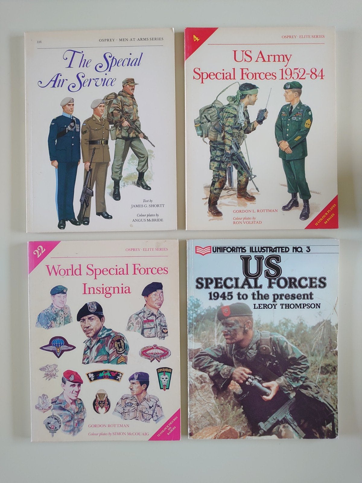 4x boeken over Special Forces/ o.a. SAS/ US enz., Verzamelen, Militaria | Algemeen, Ophalen of Verzenden, Landmacht, Amerika, Boek of Tijdschrift