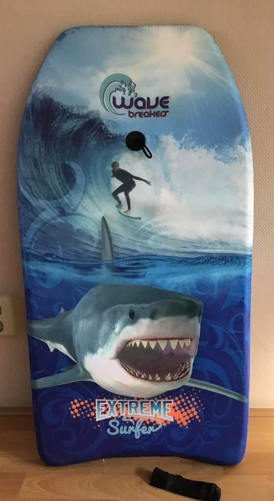 Wavebreaker body board 88 cm haai print (nieuw), Ophalen, Nieuw, Overige typen, Met koord