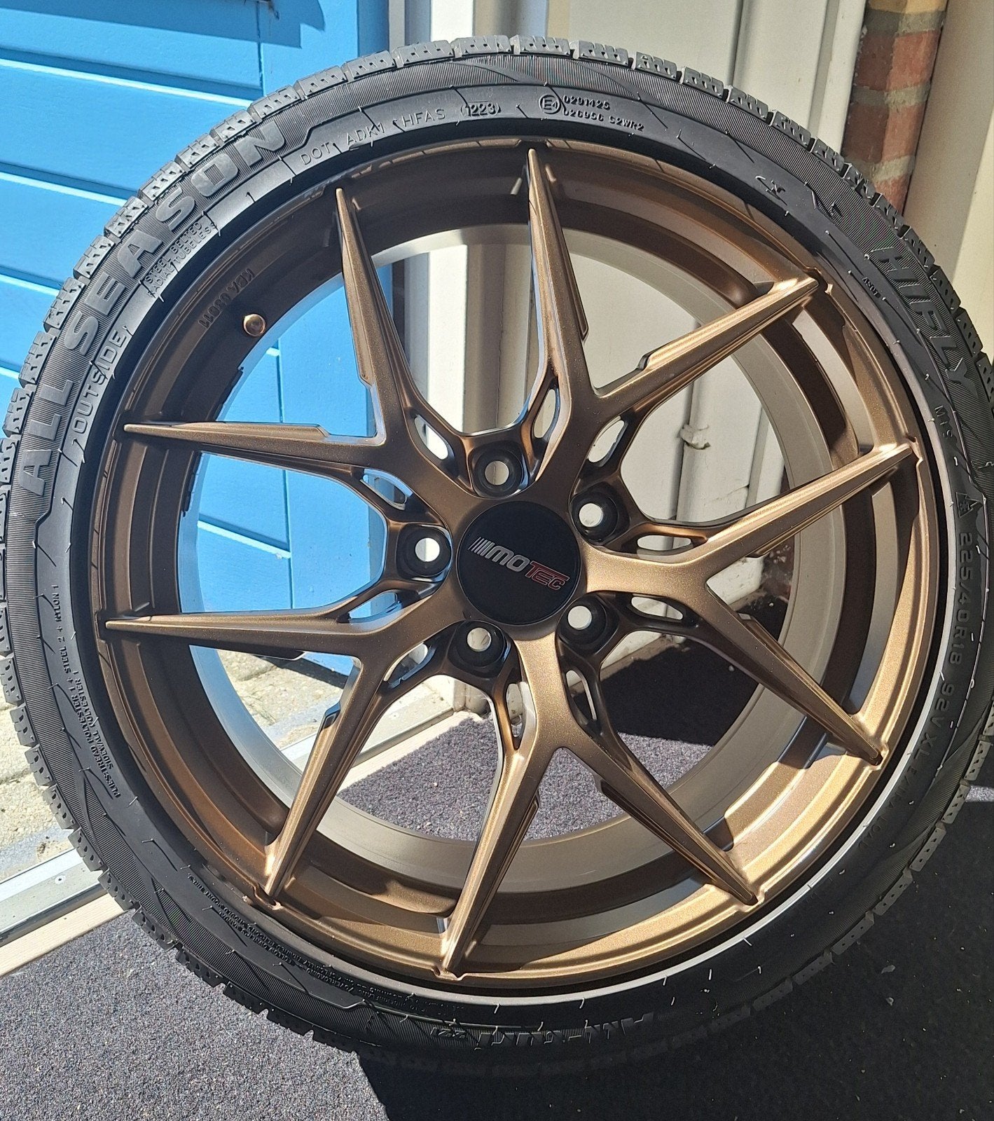 MoTec ultra light velgen!  225/40R18, Ophalen, 18 inch, Gebruikt, Banden en Velgen