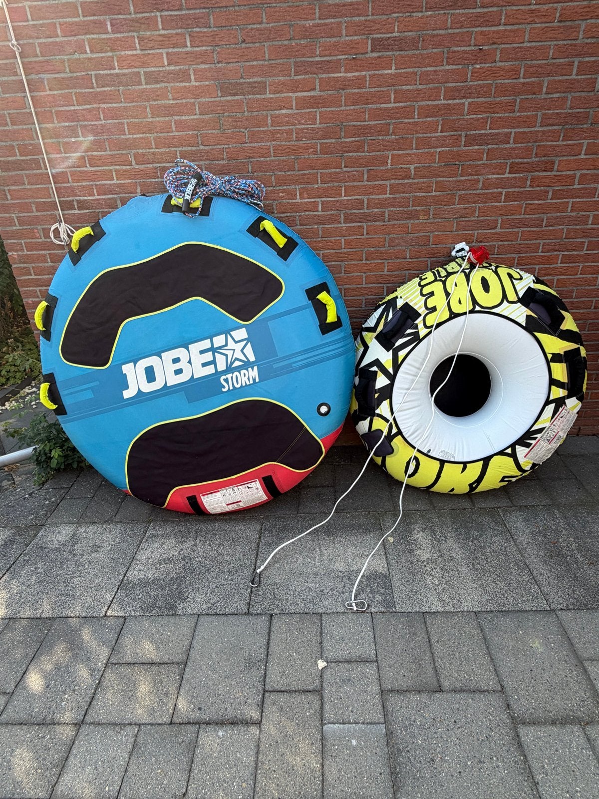 Jobe Storm en Jobe Rumble funtubes met trekkoord, Watersport en Boten, Accessoires en Onderhoud, Ophalen, Zo goed als nieuw