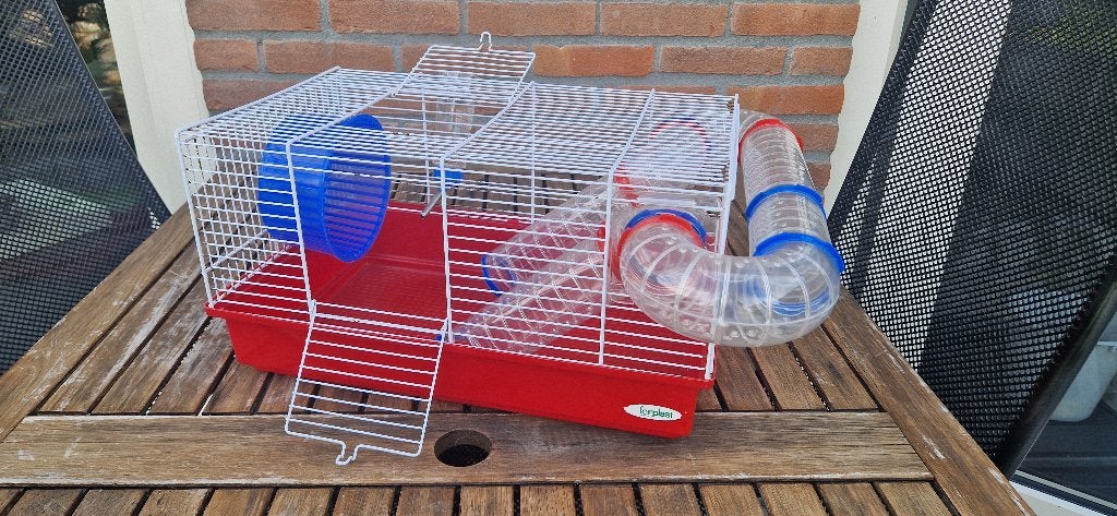 Knaagdieren kooi Ferplast met tunnels - compleet, Kooi, Gebruikt, Minder dan 75 cm, Muis