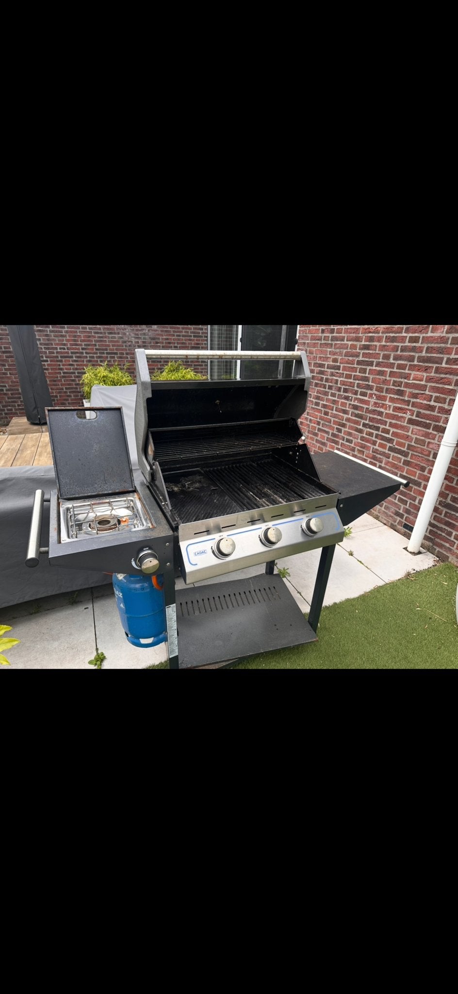 Cadac Patio Living Gas BBQ met zijbrander, Ophalen, Gebruikt