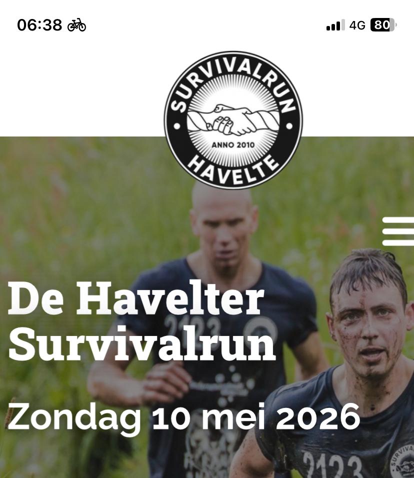 Havelter Survivalrun kaart JSR 15-17 jr, Eén persoon