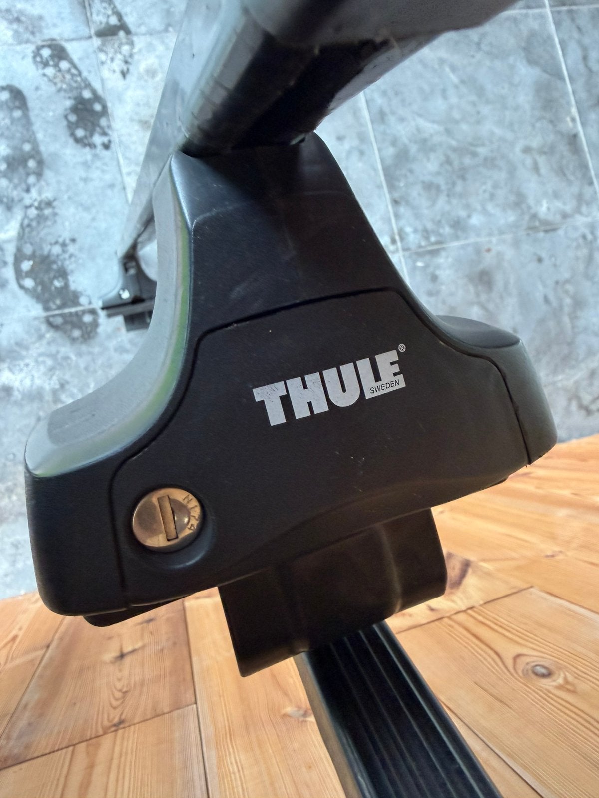 Thule dakdragers Golf 5, Auto diversen, Ophalen, Gebruikt