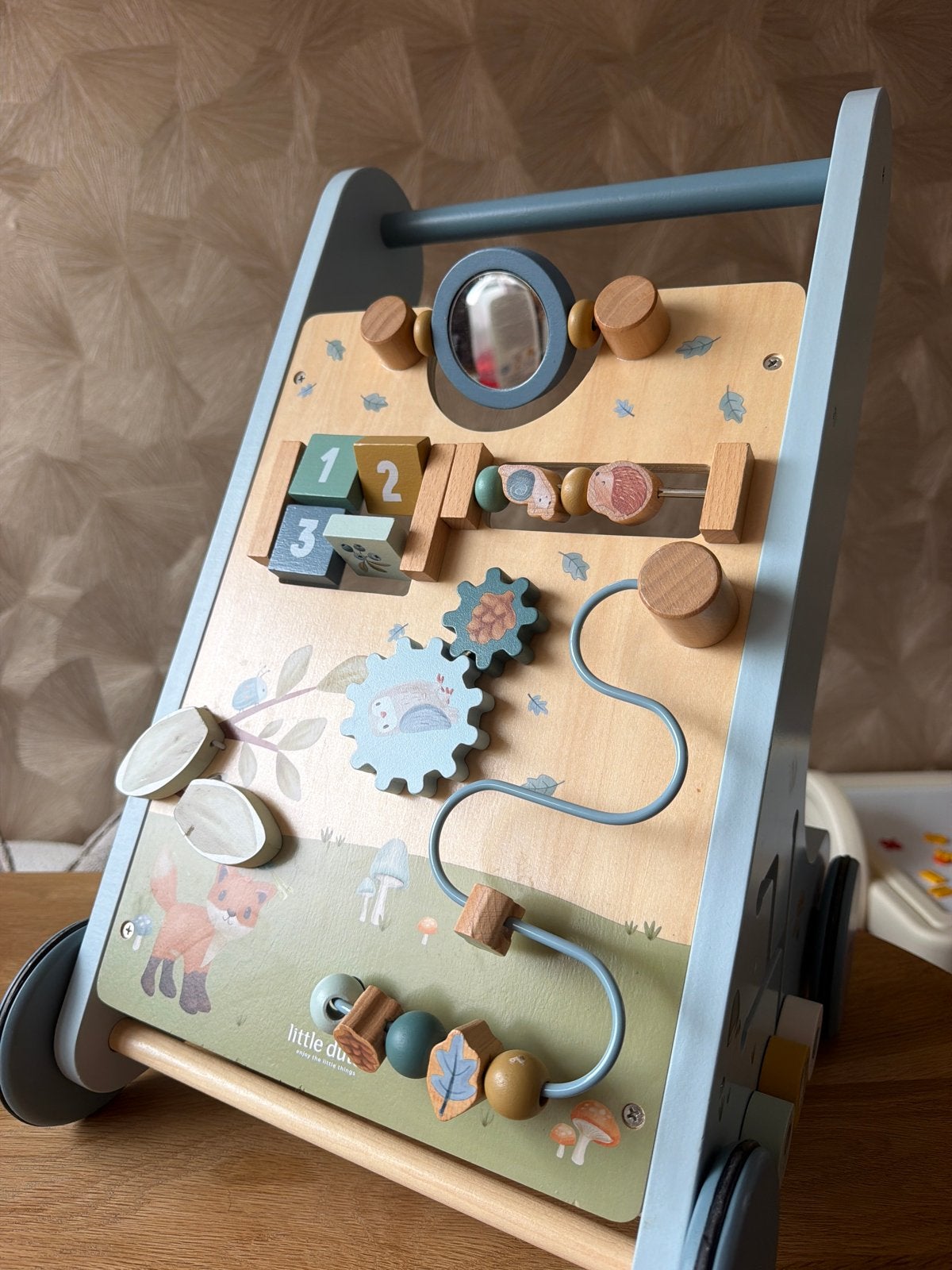 Little Dutch Houten Loopwagen, Kinderen en Baby's, Ophalen of Verzenden, Zo goed als nieuw, Overige typen, Met wieltjes