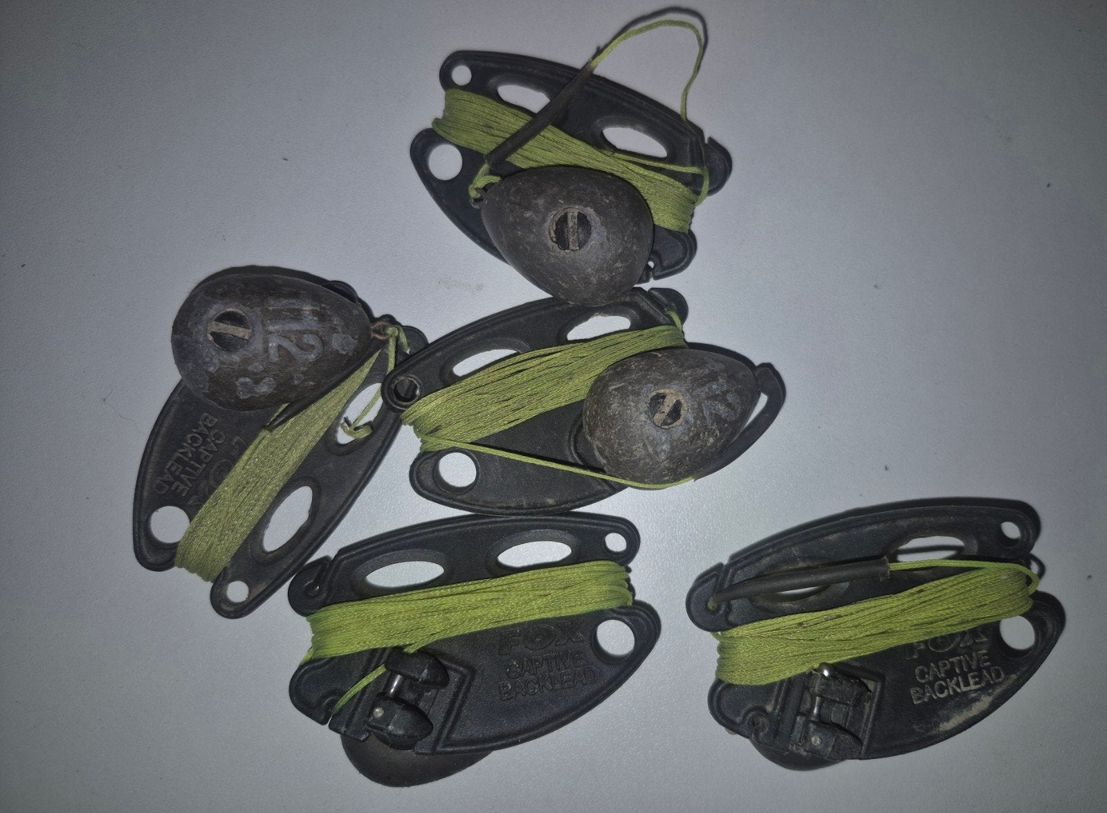 Fox Captive Backleads 112gr (5 stuks), Watersport en Boten, Hengelsport | Karpervissen, Ophalen of Verzenden, Gebruikt, Dobber of Lood